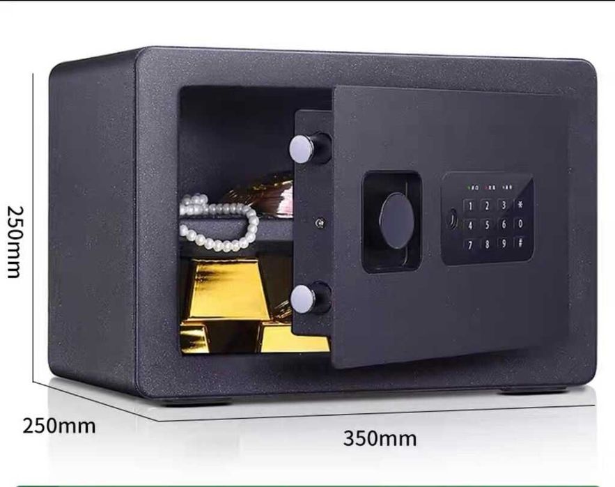 Электронный сейф DELI 33515 Высокопрочная сталь 250х350х250мм