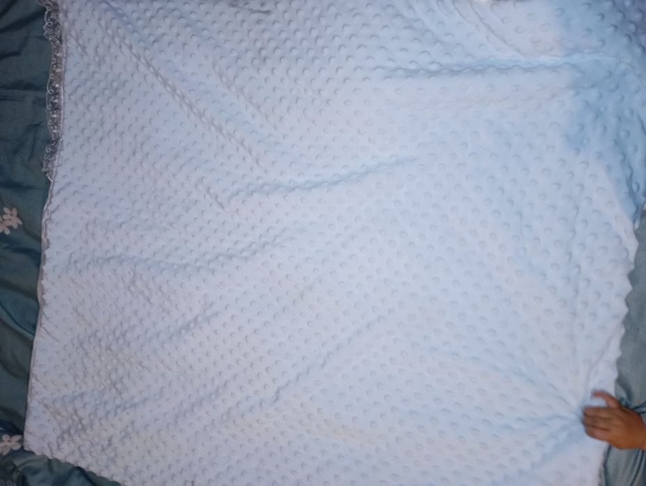 Конверт на выписку голубой