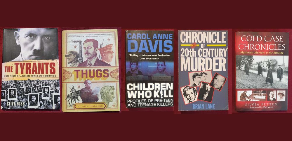 Убийци, престъпления, разследвания, мафия, тирани - 34 книги