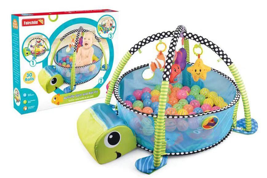 Детский развивающий коврик с игрушками