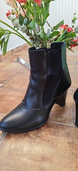 Botine piele naturală