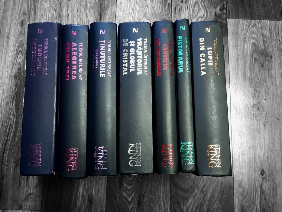 7 vol. Seria Turnul intunecat ( cartonate), de Stephen King