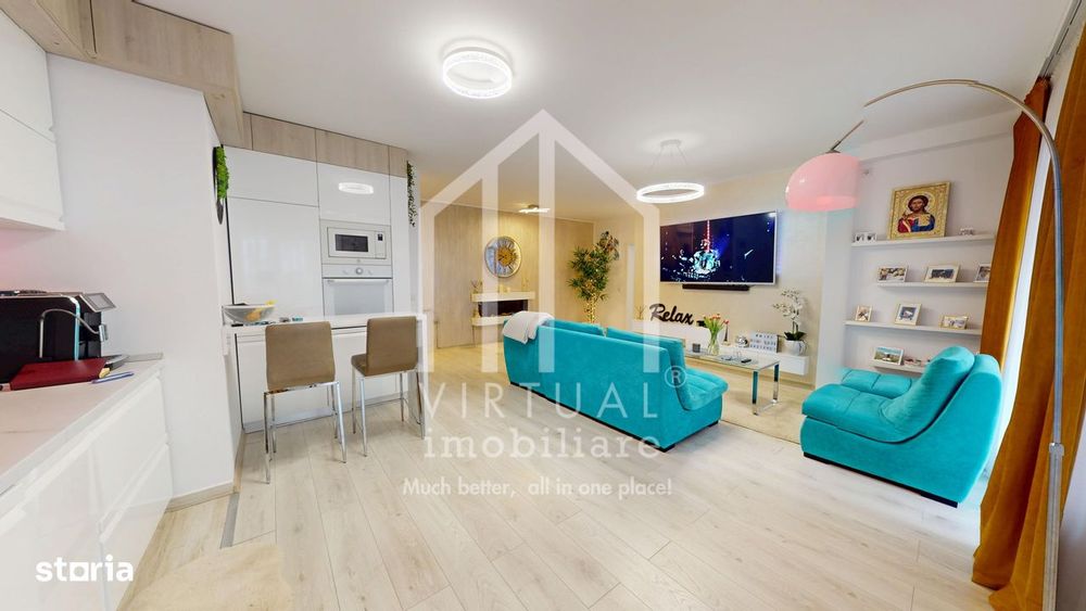 Apartament cu 3 camere, 71mp utili+balcon 12mp, loc de parcare