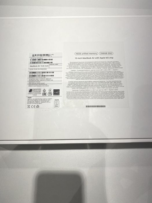 Macbook m2 новый