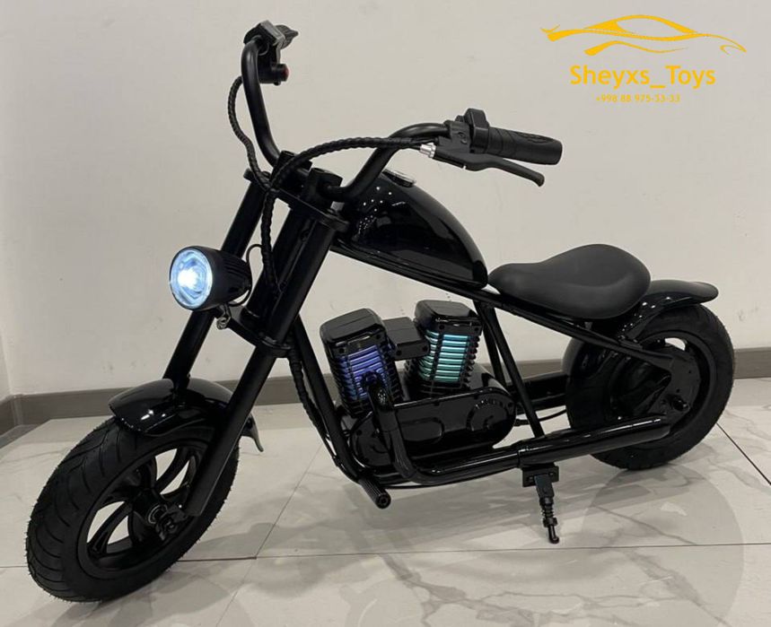 Ретро Harley услубидаги кичик электромотоцикл