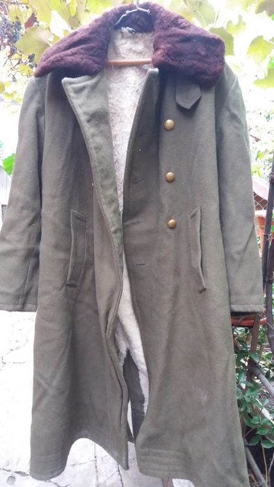 Șubă postav blana naturala