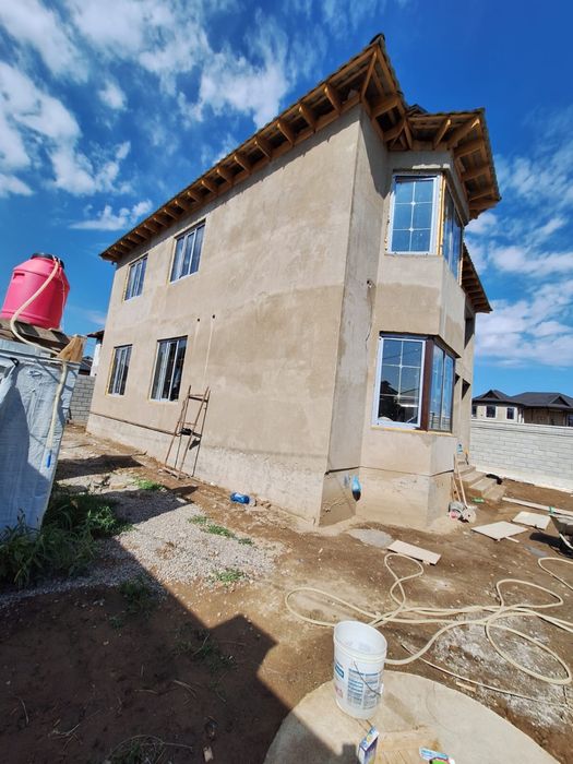 Строим дома Узбеки