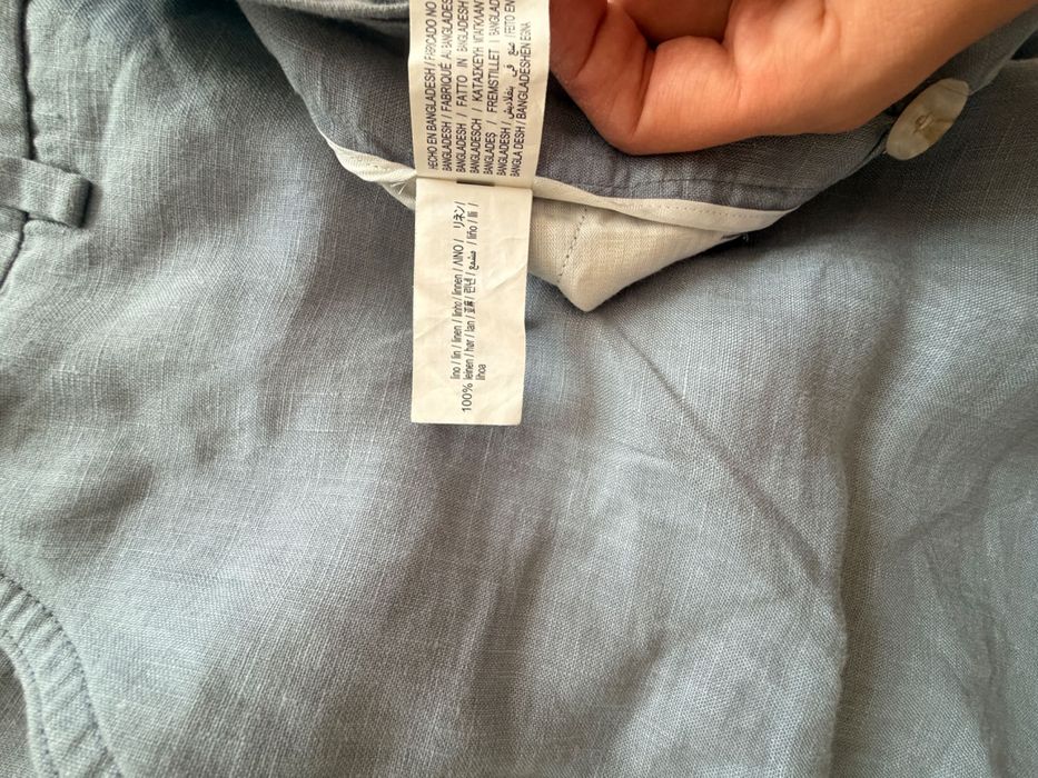 ZARA М ленени къси гащи мъжки