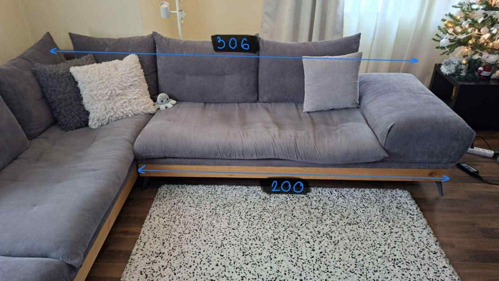 Ъглов диван 240/300