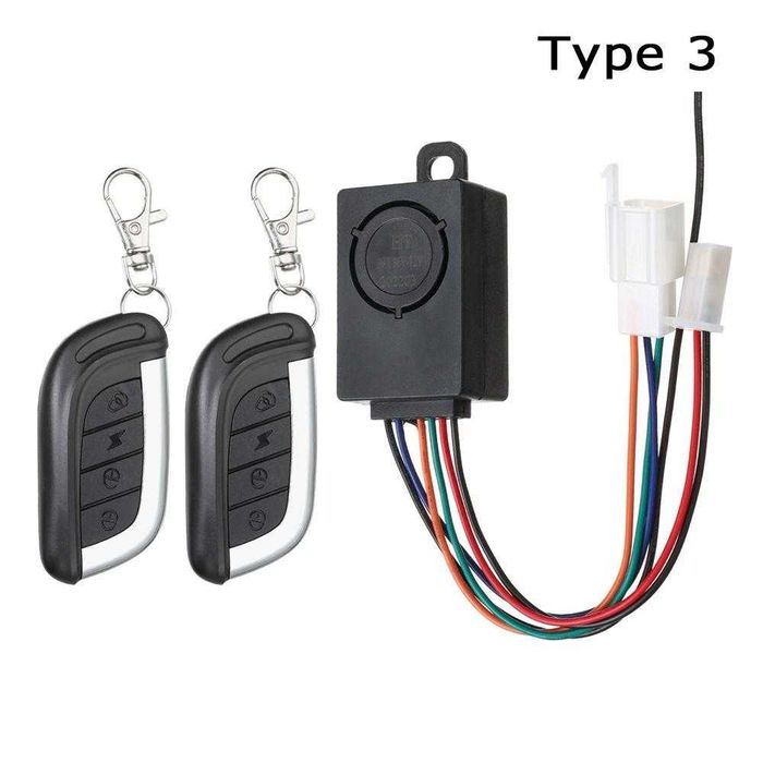 Inteligent sistem de alarmă pentru bicicletă electrică 36V-72V 125dB