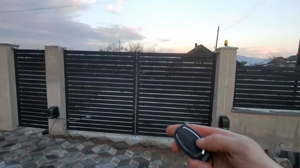 Automatizare poarta batanta culisanta sina Motorline montaj Bistrita