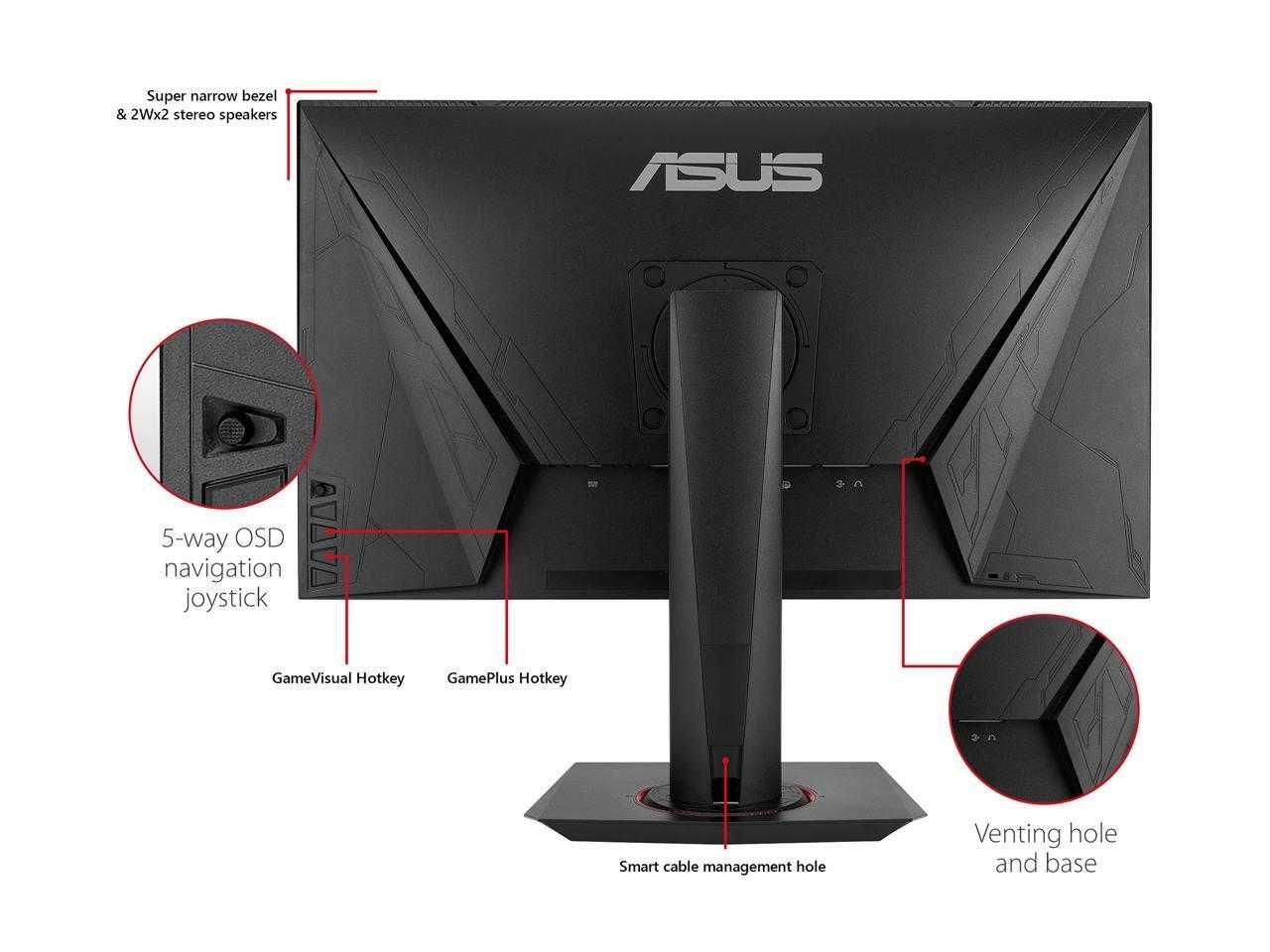 ASUS 27" Full HD 144Hz 1ms Gaming Monitor: 300 у.е. - Мониторы Ташкент ...