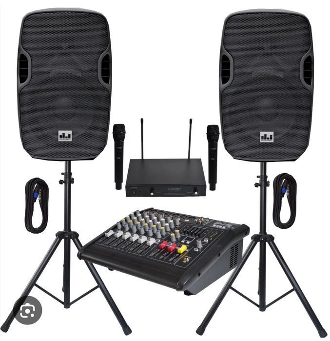 Калонка микрофон ва усилитель хизматлари