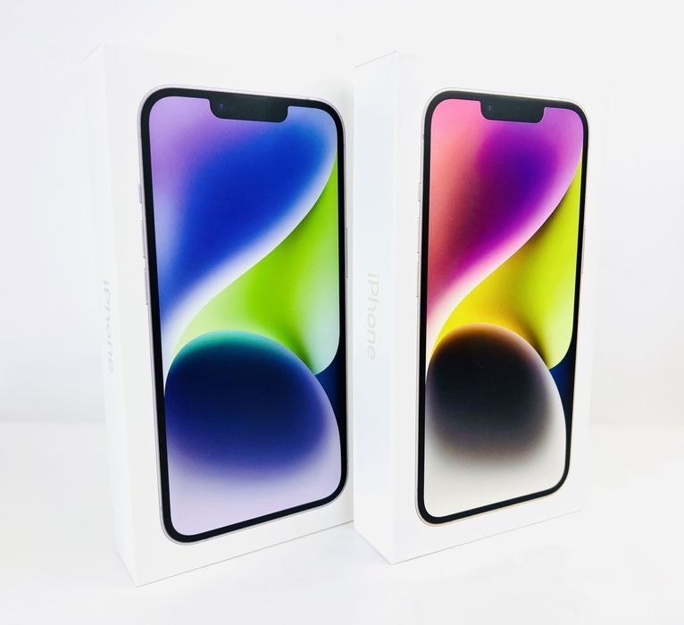 НОВ!  Apple iPhone 14 128GB Starlight / Purple Гаранция!