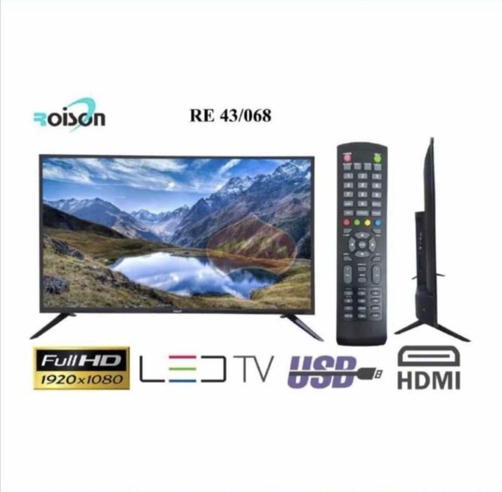 Телевизор Roison-43* диоганал доставка бесплатно