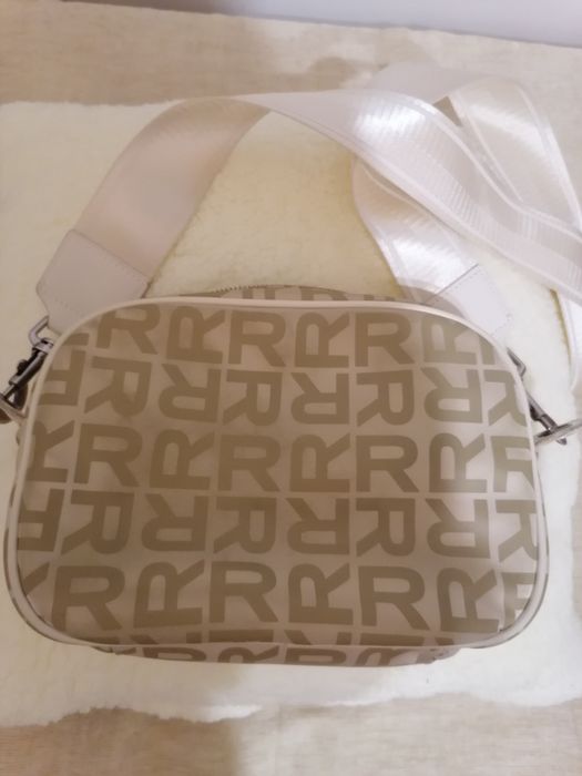 Кожена раница и коженa чанта в червено