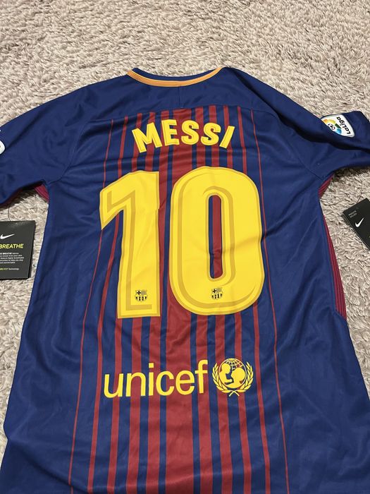 Nike x Barcelona 2017-18 Home “Messi”-оригинална тениска