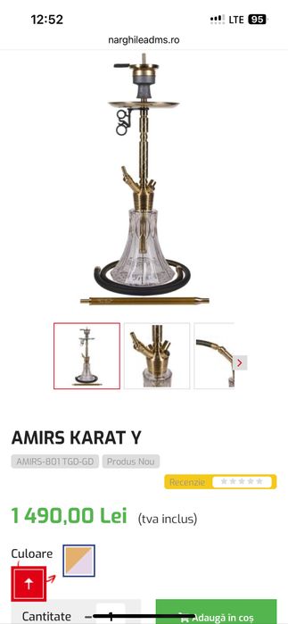 Narghilea amirs karat V