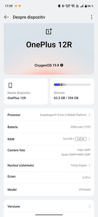OnePlus 12r 16+256gb