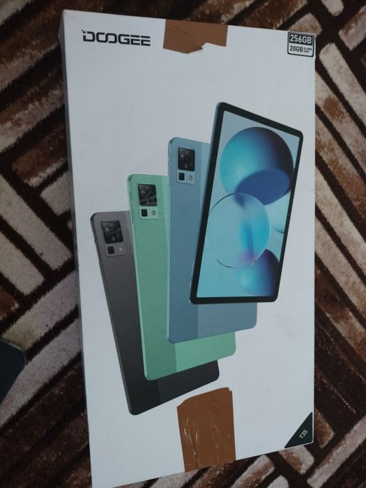 Tableta Doogee T35, 11" 2.5K, 20GB RAM, 256GB ROM, 8580mAh, Android 14, culoare metalica