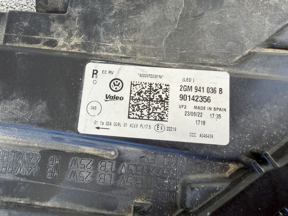 Far dreapta VW T-Cross 2018-2022 Full Led Original Europa