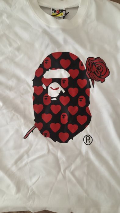 Tricou bape cu trandafir