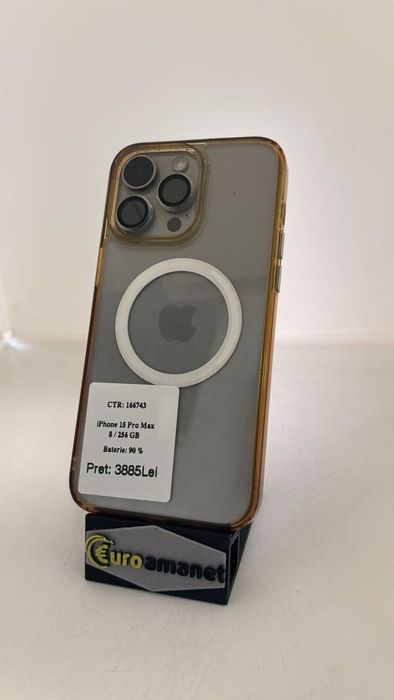 Telefon mobil Apple iPhone 15 Pro Max, 256GB, 5G -A-