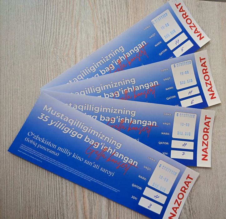 Gala konsert, mustaqillik bayrami, 35 yilllik