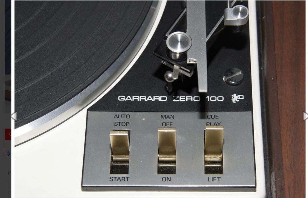 Проигрыватель виниловых пластинок Garrard Zero 100S