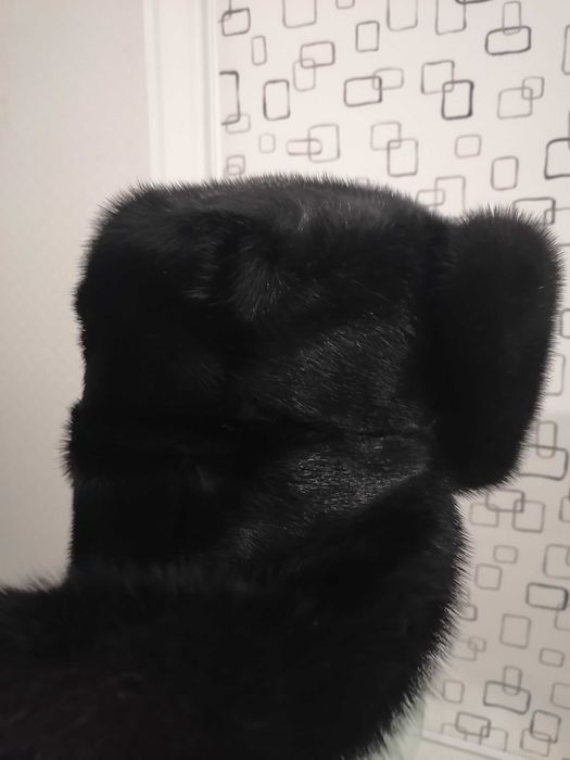 Шапка ушанка норка