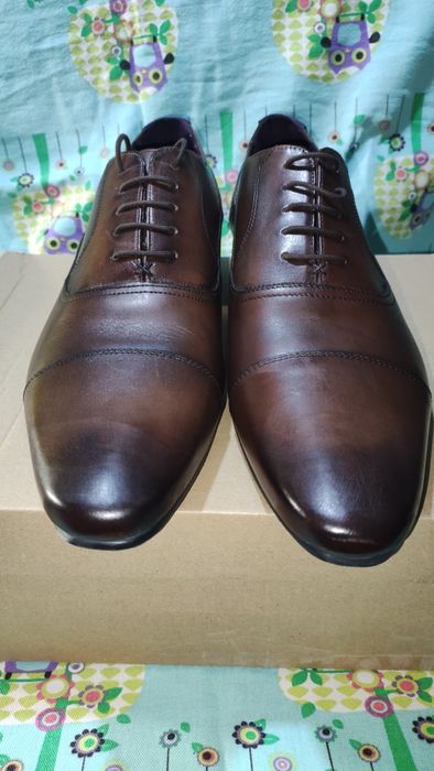 Стилни мъжки обувки от естествена кожа Ted Baker №47/48