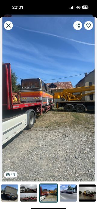 Transporturi agabaritice/combine/utilaje/macara/trailer/troliu/gondola
