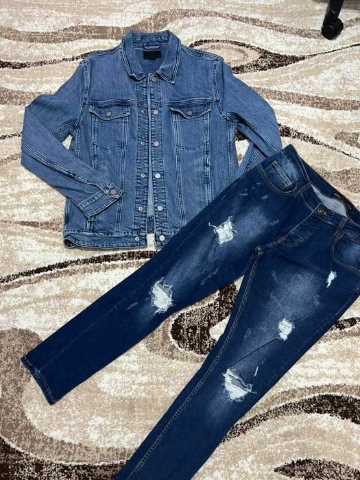 Дънки и дънково яке - ЛОТ