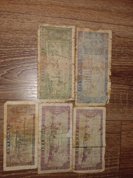 Vand bancnote 100 ,50,10 si 5