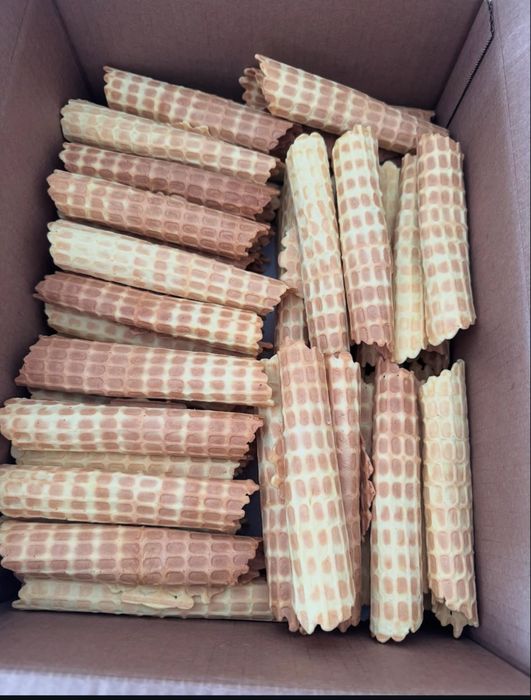 Домашние вафли хрустящие