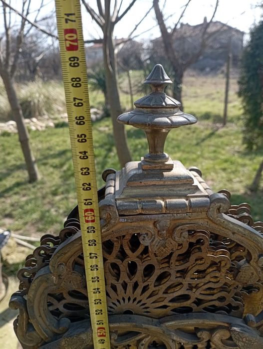 Месингов параван за камина