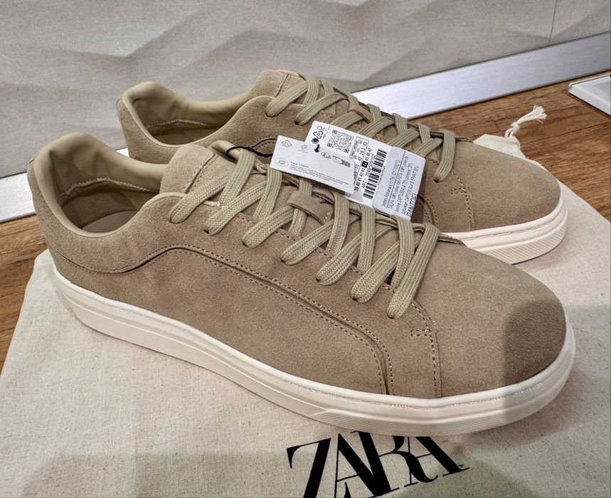 Pantofi piele natrurala zara - noi cu eticheta nr 44