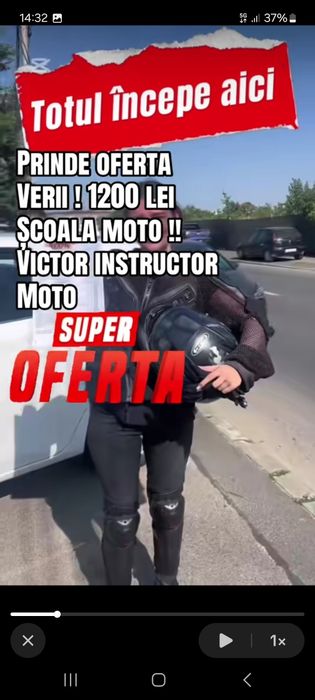 Scoala Moto București – Carnet Moto A, A1, A2 – Oferta