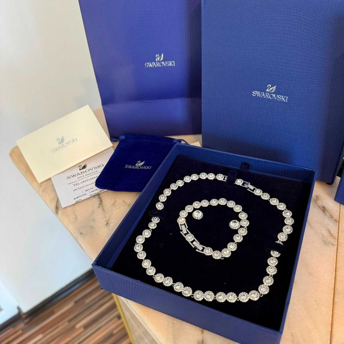 Set Bijuterii Swarovski Angelic Silver//Premium