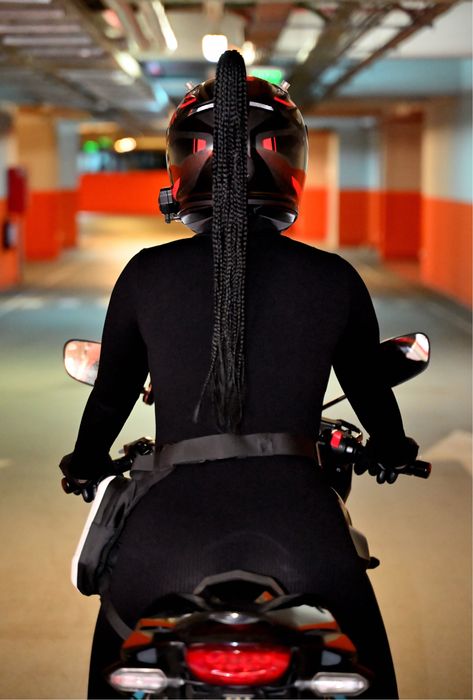 Coada afro pentru casca moto/scuter/atv etc