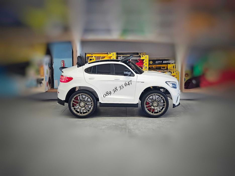 НОВО!Акумулаторен джип MERCEDES GLC 63 AMG с 12V батерия,меки гуми,USB