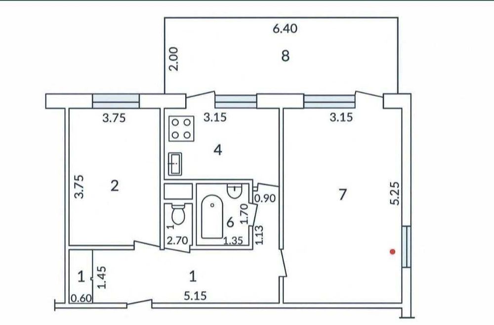 Продажа 2ком/5/5 Ахмад Югнакий №К703
