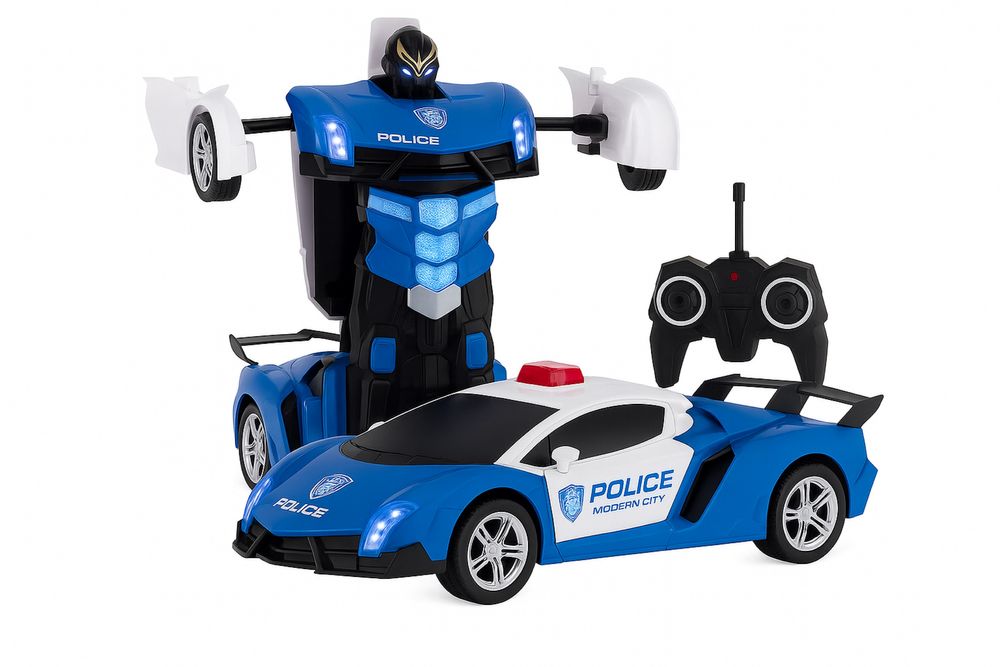 Masinuta transformabila in robot si camion transformabil, pachet promo