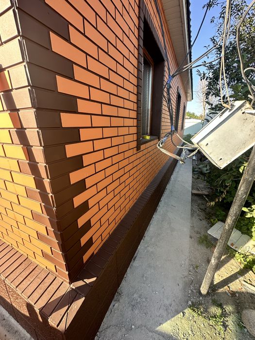 Фасад кафель брусчатка