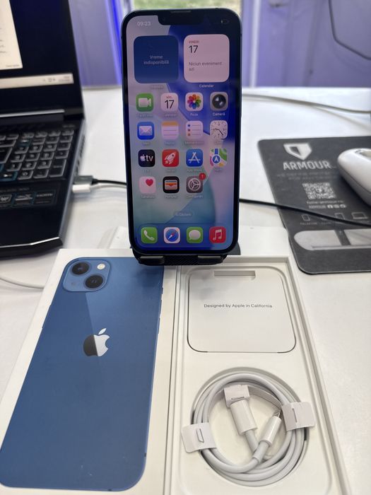 Iphone 13 128Gb, 97% baterie Full Box Intretinut