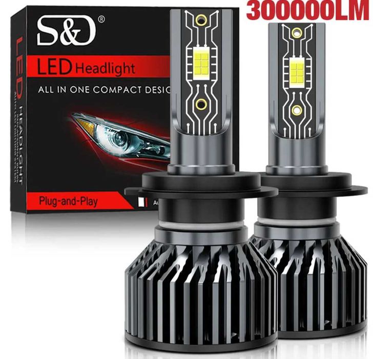 ЛЕД крушки за къси светлини халогени за автомобил H1 H7 H8 H11 led