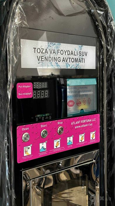 Suv apparati, savdo mashinasi vodomat, водамат vендинг vending vodamat