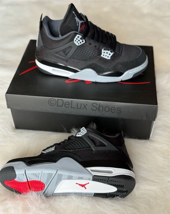 Air Jordan 4 Retro Black Canvas Full Box Verificare Colet Size 35,5-45
