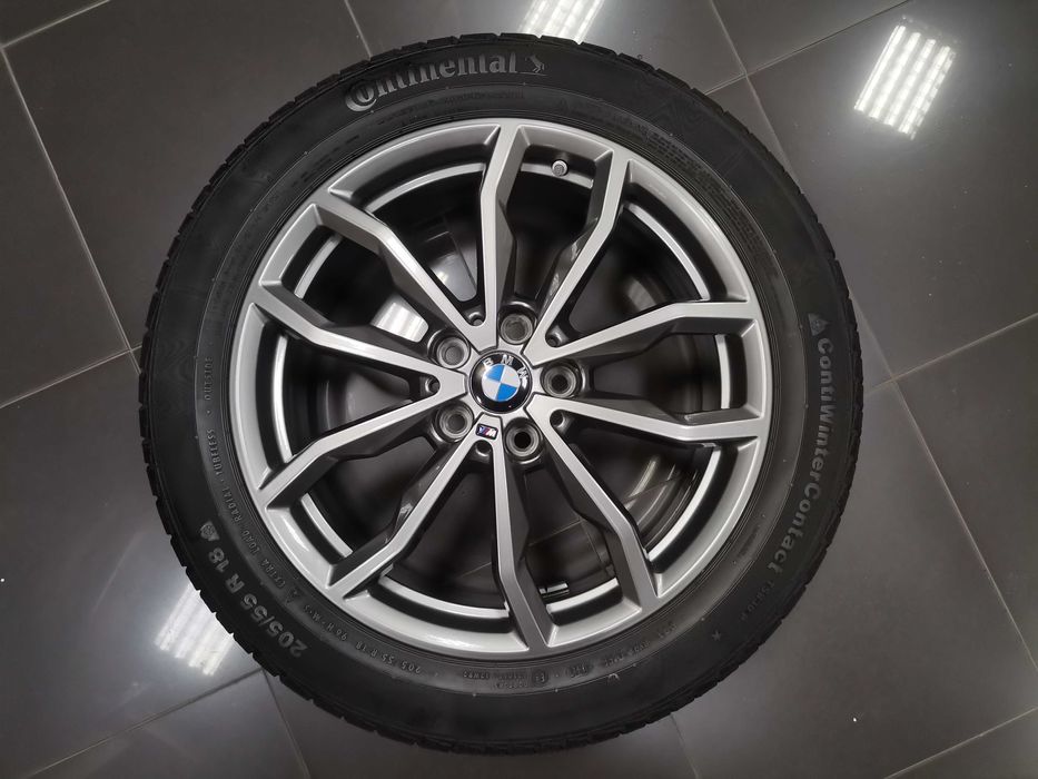 18” Зимен К-т BMW Джанти Style 711 M Гуми Датчик X1 F48 U11 U12 X2 F39