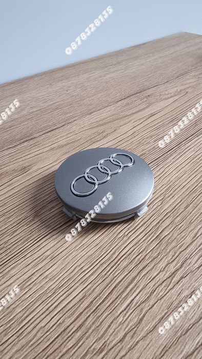 Капачки за джанти Audi 60мм графит комплект 4бр